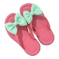 thumbnail image 4 of Thick Sole Slippers, Flip Flop Sandals PVC Flip Flop Sandals Bowknot Flat Slippers Exceptional Reliability, 4 of 8