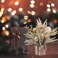 thumbnail image 4 of xiaxaixu Mini Christmas Tree, Christmas Ball Pine Needle Pine Nut Decorative Handmade Christmas Tree Tabletop Desk Decoration, 4 of 7