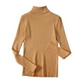 thumbnail image 5 of Womens sweaters Turtleneck Pullover Sweaters slim fit Classic long sleeve high neck Knit Tops autumn winter basic pullover tops, 5 of 5