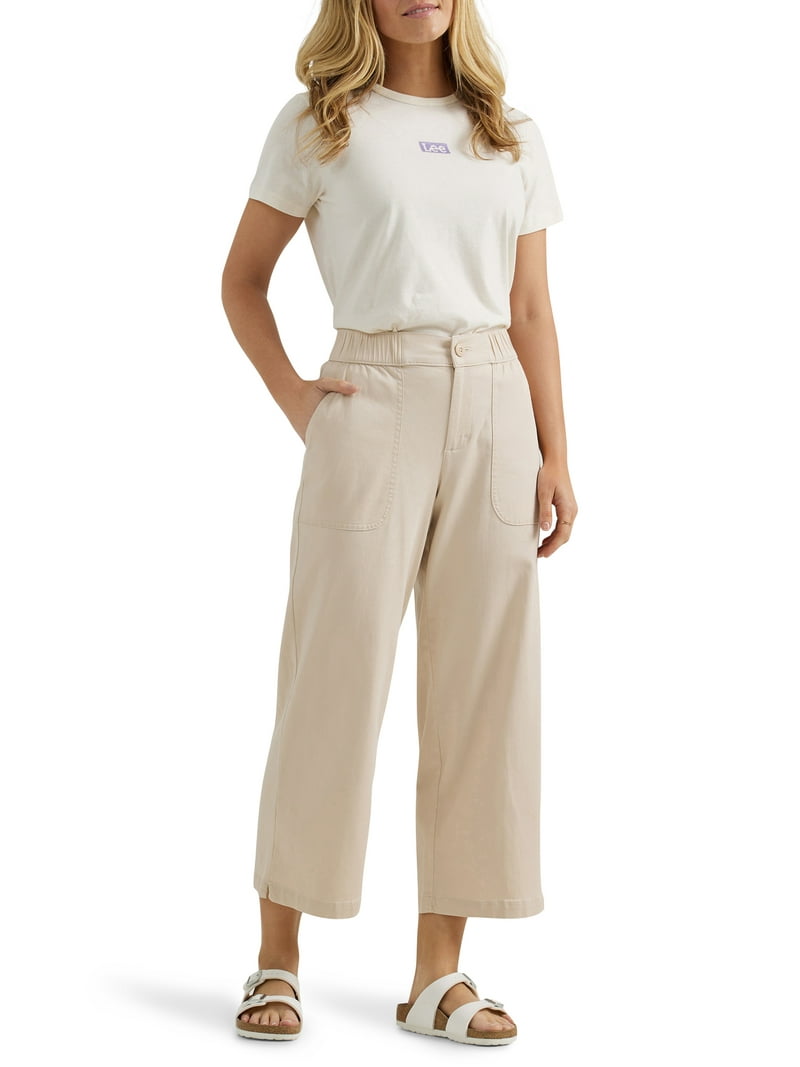 ルゥーシー リー Lee® Women's Ultra Lux Comfort Wide Leg Utility Crop Pant