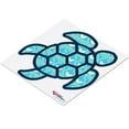 thumbnail image 3 of Red Hound Auto Sea Turtle Aqua Flower Sticker Decal Wall Tumbler Cup Window Car Truck Laptop 12 Inches, 3 of 3