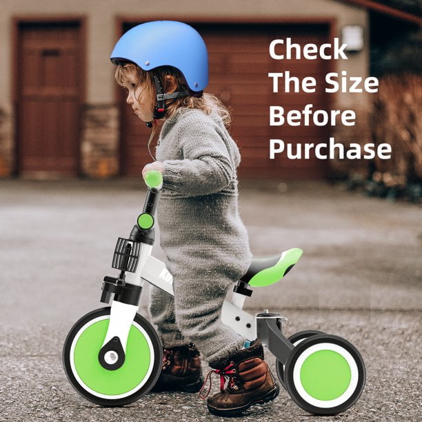 Qaba Tricycle pour enfants de 2 à 5 ans, vélo pour tout-petits avec siège  réglable, blanc 