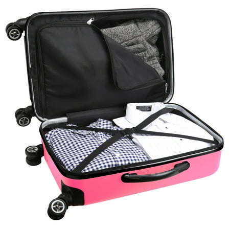NFL Denver Broncos Mojo Hardcase Spinner Suitcase - Pink
