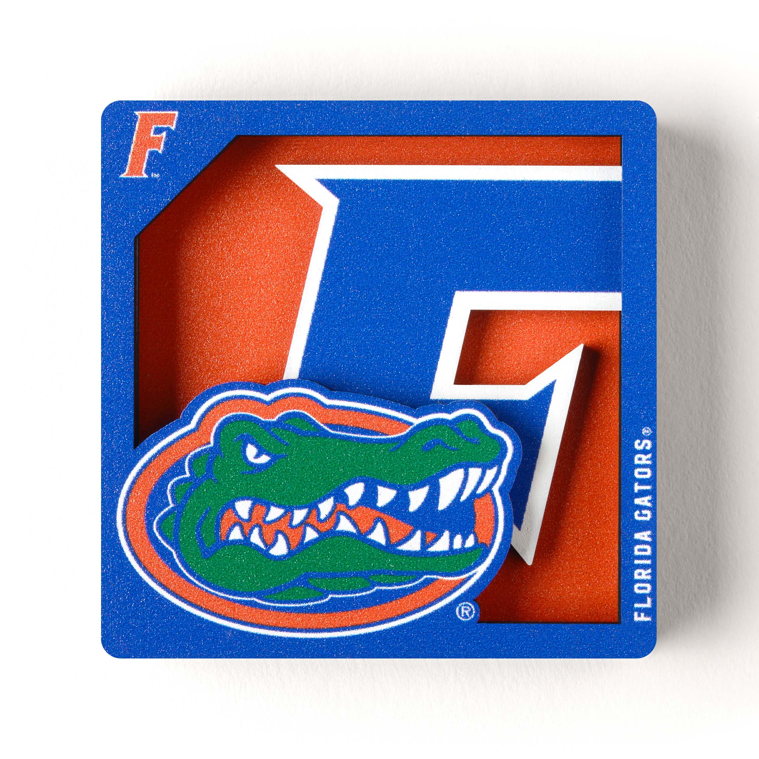 YouTheFan NCAA Florida Gators 3D Logo Series Magnet