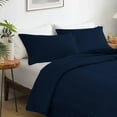 thumbnail image 3 of 1 Piece Luxury Thicker Pattern Comforter, 800 TC, 100% Egyptian Cotton, Full/Queen Size Navy Solid Color, 3 of 6