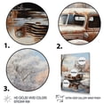 thumbnail image 3 of Designart "Frozen Wilderness Brown Pickup Truck" Pickup Truck Floater Framed Wall Decor, 3 of 7