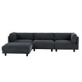 thumbnail image 4 of Harper & Bright Designs Modern L Shaped Couch with Reversible Chaise, Upholstery Convertible Sectional Sofa for Living Room, Gray, 4 of 10