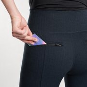 Athleta Delancey Herringbone Tight, Black / Abalone Grey, XS