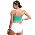 thumbnail image 2 of Top de Bikini CRZ YOGA con Relleno en Forma de V y Tirantes Ajustables L, 2 of 4