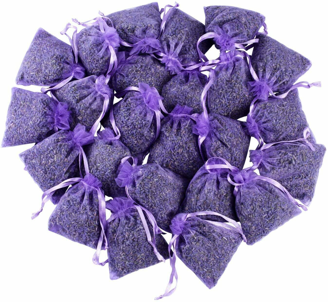 18 Pack Lavender Sachets Bag Dried Flower Sachet for Home Fragrance ...