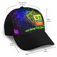 thumbnail image 2 of Geometry Dash Baseball Cap Low Profile Adjustable Golf Dad Hat Trucker Hats for Men Women, 2 of 5