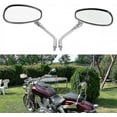 thumbnail image 2 of Motorcycle Mirror, Universal Chrome Motorcycle Mirror For H0nda, Suzuki, Aprilia And Cruiser Scooter2pcs-silver, 2 of 5