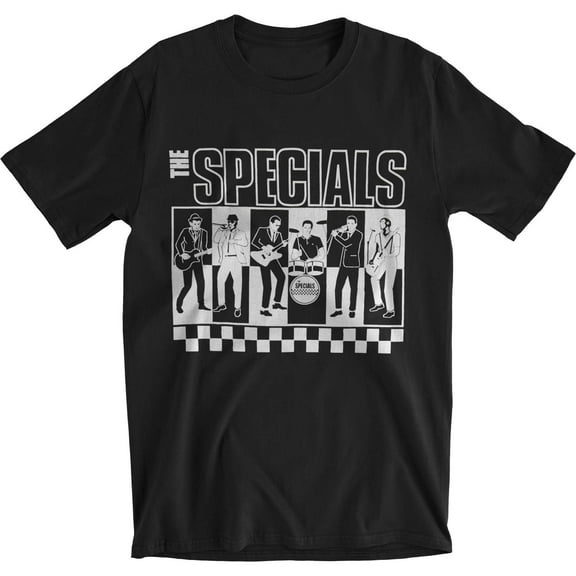 The Specials Men's Photo Slim-Fit T-Shirt Black Large | Licensed Control Industry Merchandise