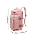 thumbnail image 3 of Ohmyroo Small Travel Gym Bag Waterproof Sports Pouch With Shoulder Strap For Clothes Shoes Assorted Colors 18.9 Inch, 3 of 6