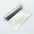 Premium Stainless Steel Dough Pastry Scraper Cutter Easy to Use and