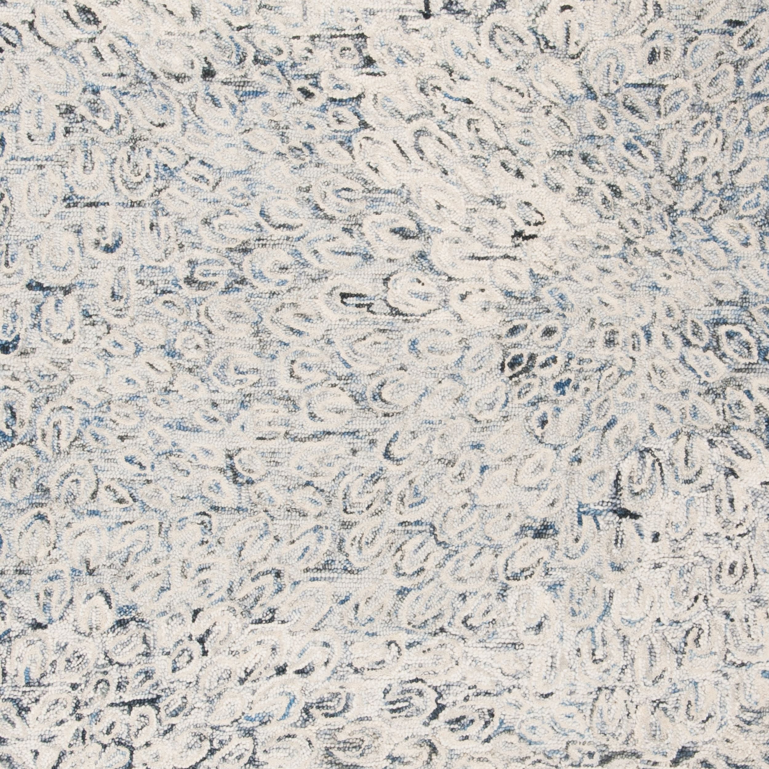 SAFAVIEH Micro-Loop Bertina Abstract Distressed Area Rug, Charcoal, 5' x 8'