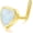 opal, variant on 14K Real Solid Gold Nose Stud for Women, Heart Created Moonstone/Opal Nose Stud Rings in 20 Gauge (0.8mm) Fine Piercing Jewelry Gifts for Mother Grandma Wife Her