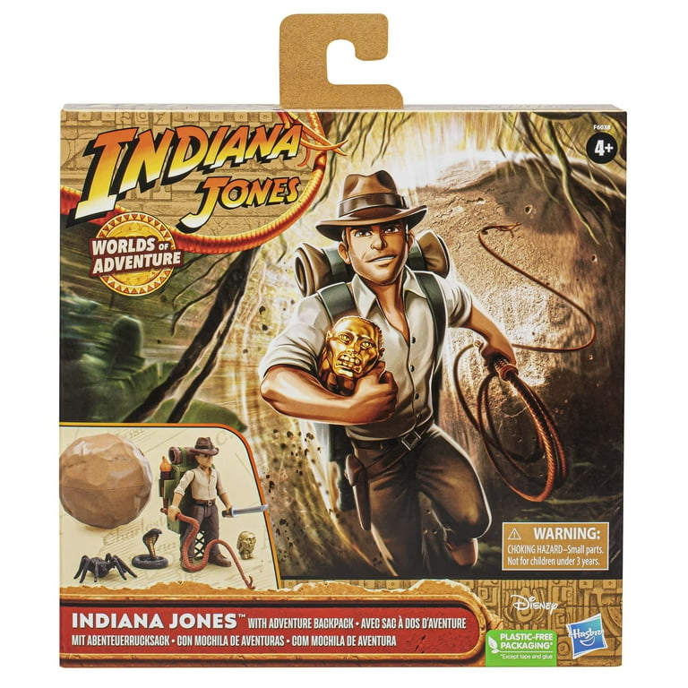 World of Adventure Indiana Jones Figure Set (with Adventure Backpack) 