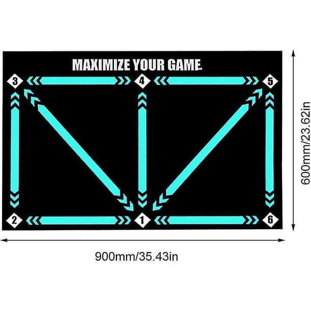 Fpro Soccer Ball Mastery Training Mat – Portable Football Footwork Mat For Indoor/Outdoor Use