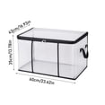 thumbnail image 2 of Bedroom Storage and Organization, Clothes Storage Bag, Under Bed Storage, Stackable Closet Storage, 24X17X14 Inch Heavy Duty Clear Pvc Storage Box with Reinforced Side Support,, 2 of 6