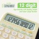 thumbnail image 4 of Calculadora ROATEE de 12 dígitos con bloc de notas LCD verde, 4 of 8