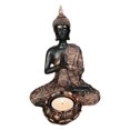 thumbnail image 1 of Estatua de Buda, soporte de luz de té de loto, estatuilla de Buda, escultura Bronce Sunnimix Titular de la vela de la estatua, 1 of 7