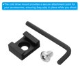 thumbnail image 4 of Unique Bargains Cold Shoe Mount Adapter with 1/4' Thread Cold Shoe Bracket for DSLR Camera, Black, 4 of 5