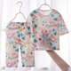 thumbnail image 2 of Odeerbi 1-14 Años Niñas Pijamas de Algodón de Verano de Manga Corta Pants Set Soft Print Sleepwear Pijamas de Dos Piezas, 2 of 5