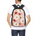 thumbnail image 4 of Lukts Daisy and Ladybug for Large Capacity Backpack, 600D Oxford Cloth Schoolbag Sports Backpack - Adjustable Shoulder Straps, Unisex, 4 of 6