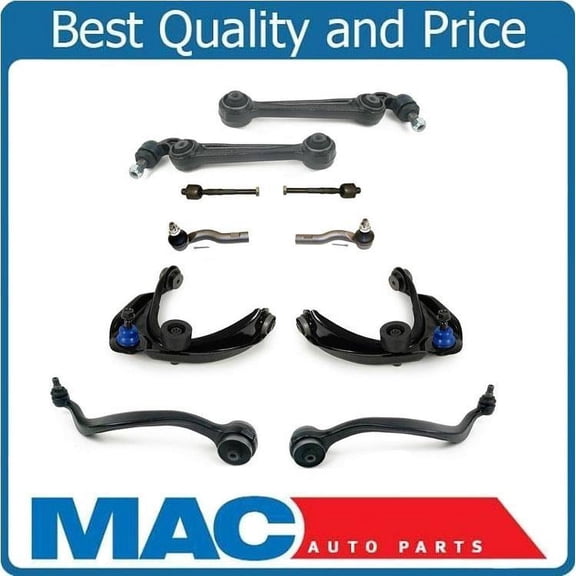 Front Control Arm and Ball Joint Kit With Tie Rods 10pc Ki for Mazda 6 2003-2007