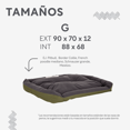 thumbnail image 3 of Cama Para Perro Alebripets  Cama Grande Verde Militar, 3 of 5