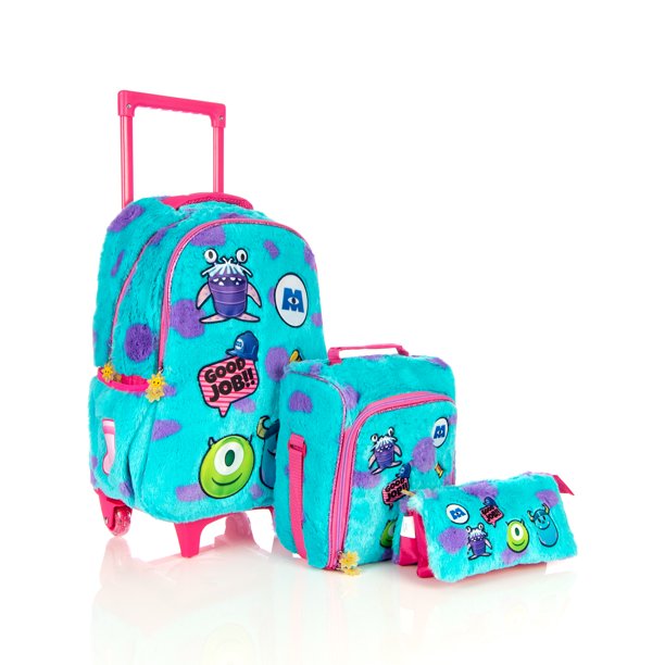 Set de piezas Atmpacks Emoji Monsters Inc con ruedas Bodega
