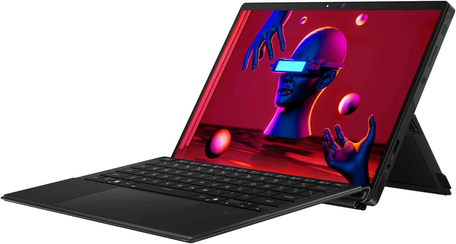 ASUS ROG Flow Z13 Gaming Laptop, AMD Ryzen AI MAX+ 395, 32 GB LPDDR5x RAM, 1 TB PCIe SSD, 13.4" 2.5K (2560x1600) 180Hz Touchscreen, AMD Radeon 8060S Graphics, 1-Zone RGB Keyboard, W11 Pro, Off Black