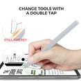 thumbnail image 4 of For Apple Pencil 2 Case Protective Cover Soft Silicone 2nd Gen Tablet Pencil Portable Touch Stylus Pen Pouch For Apple Pencil 2 white, 4 of 6