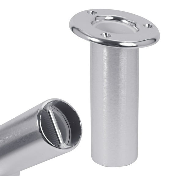 White Water 53331AL Marine Anodized Aluminum Fishing Rod Holder, 10 Degree