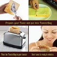 thumbnail image 4 of Non Stick Toaster Bags Reusable and Heat Resistant Easy to Clean,Perfect for Grilled Cheese Sandwiches (4) brown, 4 of 5