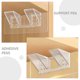thumbnail image 4 of unbranded 8Ud Sujetadores De Estantes Transparentes Sin Perforación Para Muebles Y Gabinetes, 4 of 8