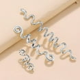 thumbnail image 5 of 18Pcs Hair Accessories Loc Hair Jewelry for Women Braids, Dreadlock Beads Metal Hair Clips Decoration Silver, 5 of 8