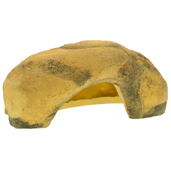 SEWCHICS Realistic Rock Resin Cave Bearded Dragon Hideout for Turtle Habitat Decoration and Reptile Enclosure