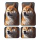 thumbnail image 1 of Balery Regal Shiba Inu Juego de 4 Alfombrillas para Auto, Revestimientos de Caucho Resistente, Diseño Antideslizante, 1 of 7