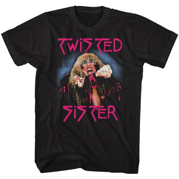 Twisted Sister Twisted Dee Black Adult T-Shirt