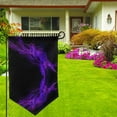 thumbnail image 2 of Black Purple Abstract Garden Flag Double Sided Small Flag Yard Home Decorative Flags Banner 12.5 x 18 Inch Sharp Corner, 2 of 7