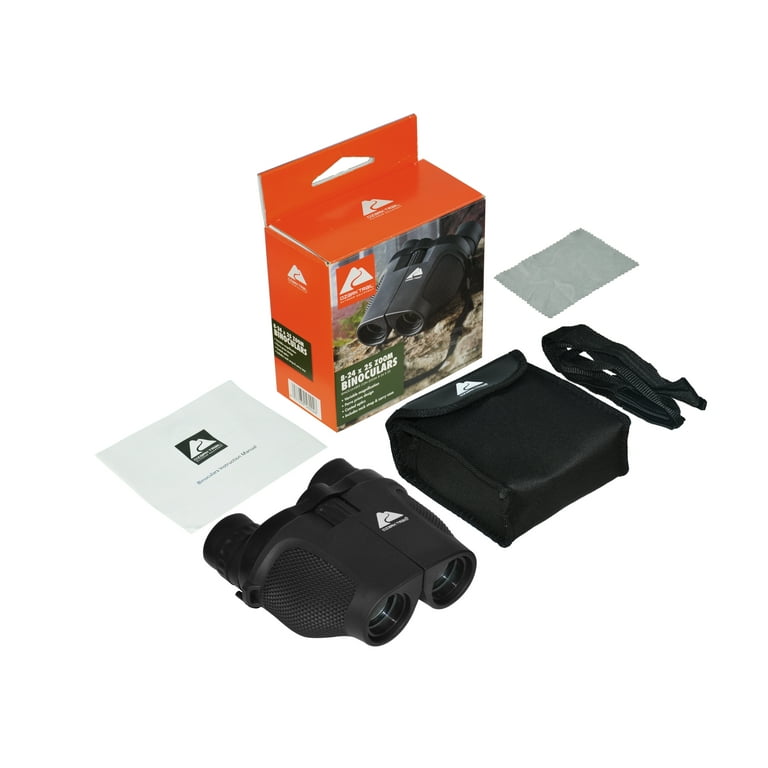 Free Shipping! Ozark Trail 8-24X25 Zoom Binoculars with High