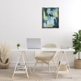 thumbnail image 4 of Stupell Industries Transitional Layered Green Paint Strokes Gray Floating Frame Canvas Art, 17 x 21, by Grace Popp, 4 of 8