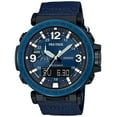 thumbnail image 2 of Casio Men's Pro Trek Solar Powered Triple Sensor Watch, Blue Nylon Strap, 2 of 3