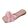 thumbnail image 2 of Gymvis Flat Sandals for Women Summer Slides Open Toe Vacation Beach Slippers for Women Size 5-9, 2 of 9