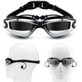 thumbnail image 2 of Gafas de natación para miopía, tapón para los oídos, gorro de natación de silicona profesional para adultos, gafas para piscina, gafas antiniebla para hombres y mujeres, gafas ópticas impermeables Tan Jianjun unisex, 2 of 2