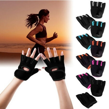 Workout Gloves Weight Lifting Body Building Exercise Training Fitness Gym Sport (Medium)