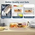 thumbnail image 3 of Cajas bento para adultos, lonchera bento, lonchera bento a prueba de fugas con 3 compartimentos, 3 of 7