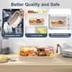 thumbnail image 3 of Cajas bento para adultos, lonchera bento, lonchera bento a prueba de fugas con 3 compartimentos, 3 of 7